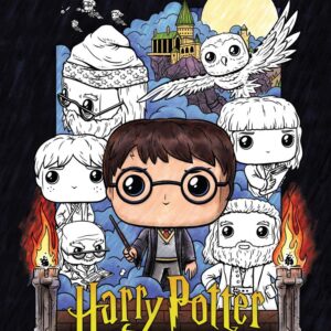 Livro De Colorir Oficial Funko Pop! Harry Potter E A Pedra Filosofal